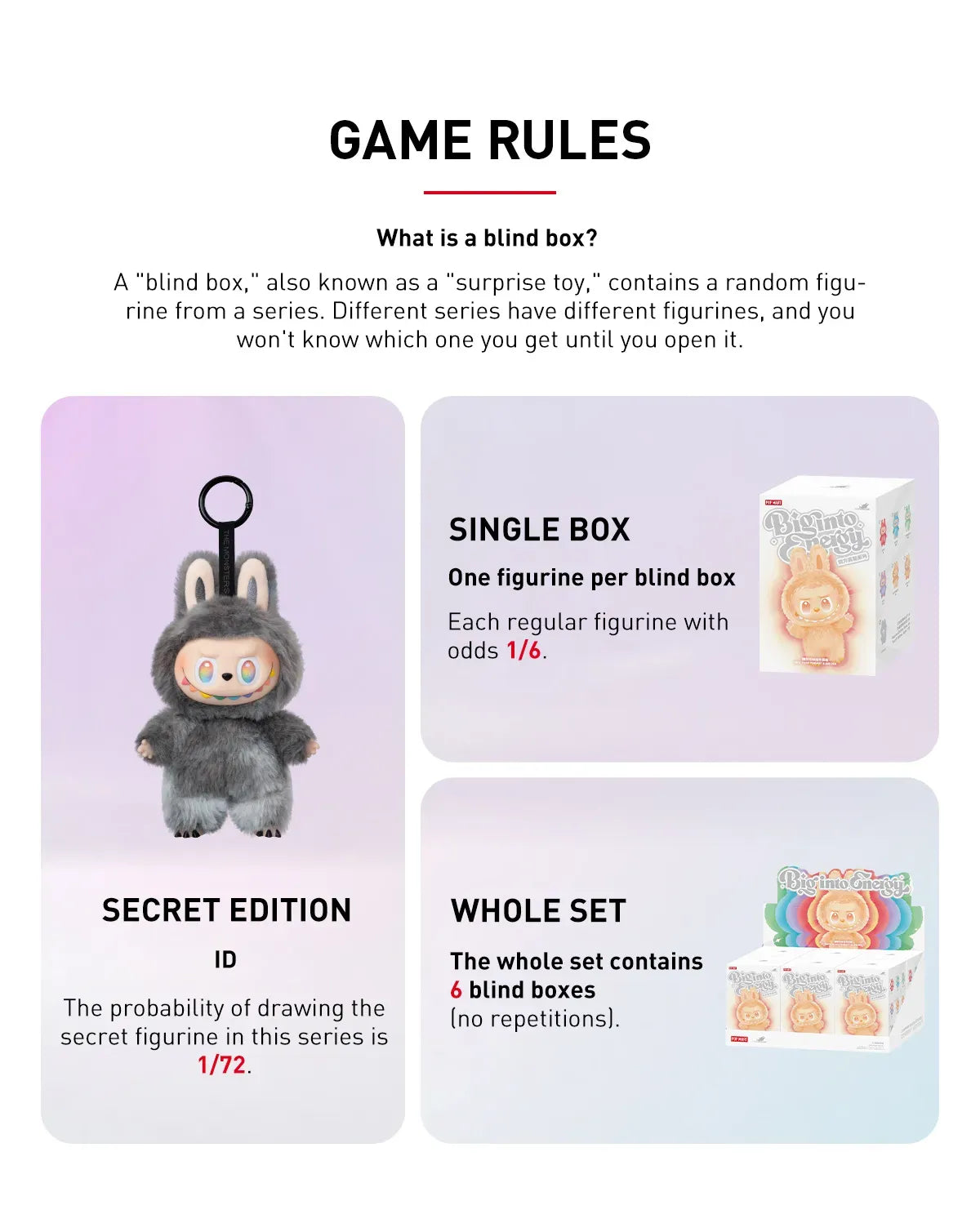 Authenthic LABUBU The Monsters v3 - Big Into Energy Series ( Blind Box )