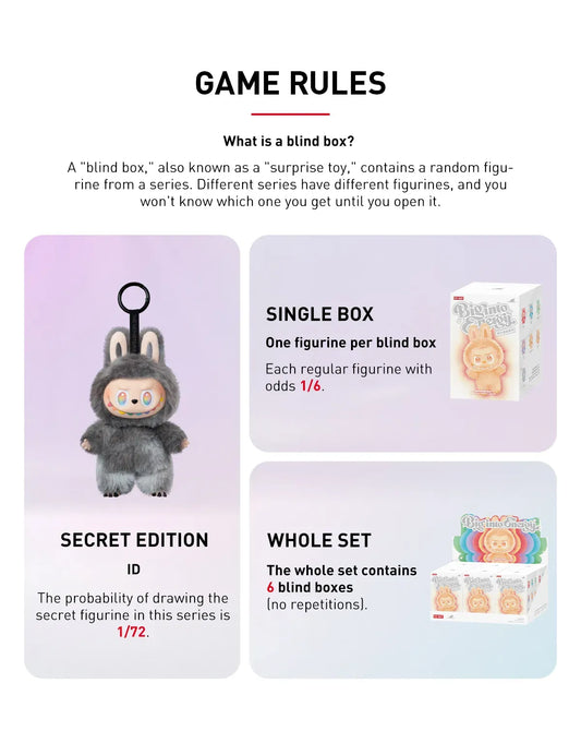 Authenthic LABUBU The Monsters v3 - Big Into Energy Series ( Blind Box )